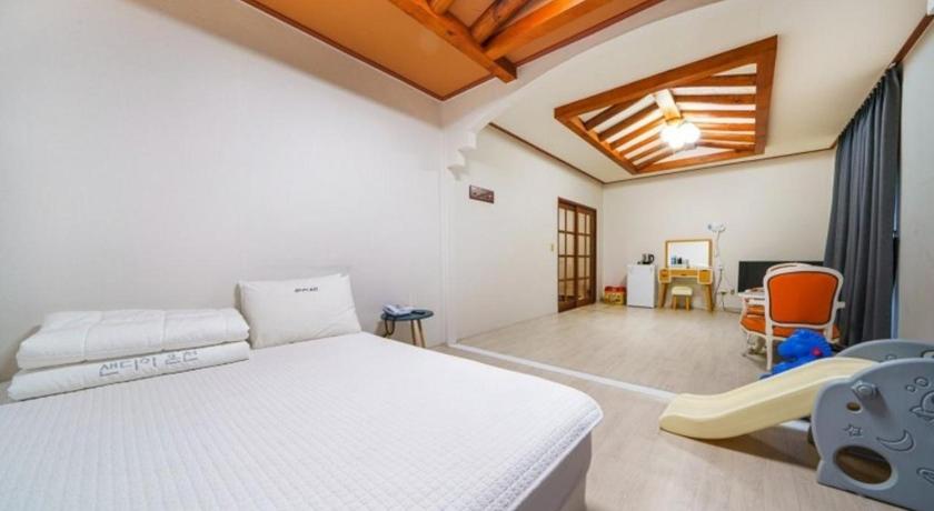 蔚山 Ulsan Yeongnam Alps Sandia Oncheon 3星级 民宿 餐厅