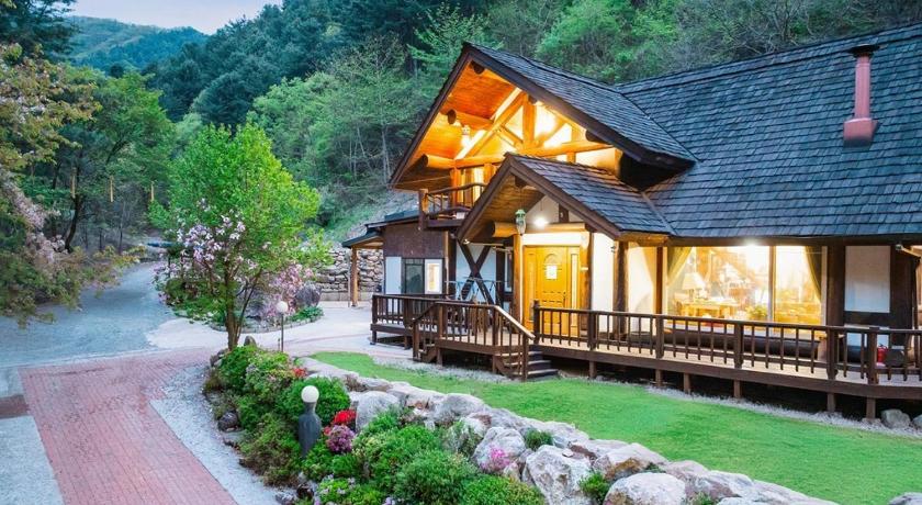 ヤンピョン Yangpyeong Sweet Tree Spa Pension 3つ星 ゲストハウス 客室