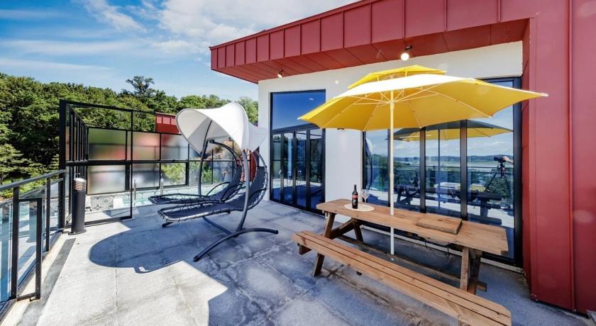 坡州 Paju Obladi Pool Villa 3つ星 ゲストハウス レストラン