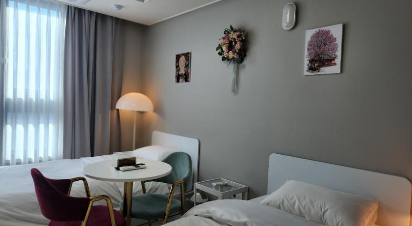 テグ Daegu DSR Residence Hotel Lily 5つ星 ゲストハウス 眺望