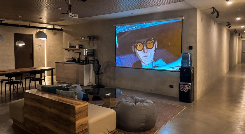 Shared lounge/TV area, Yamato Hostel in Manila Yamato Hostel