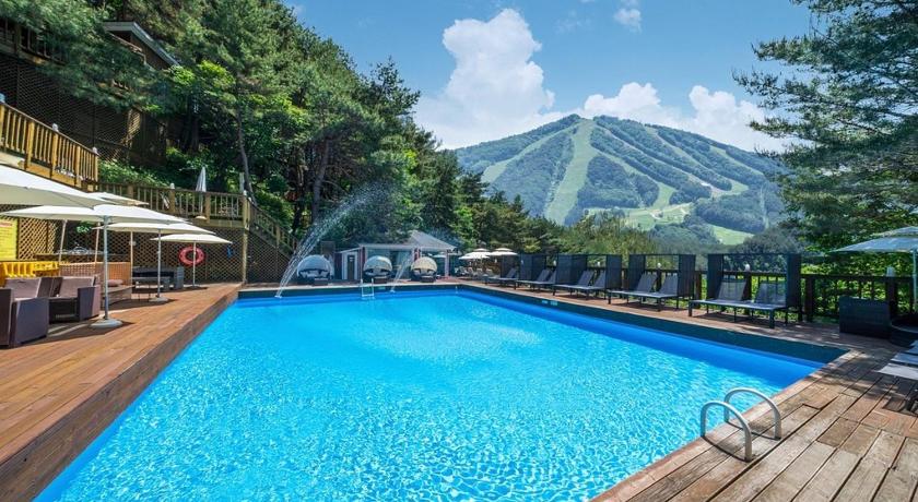 ヘンソン Hoengseong Couple Star in Porest Pension 3つ星 ゲストハウス レストラン