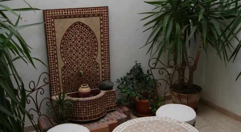 a living room filled with furniture and plants, Hostal Fenix in Jerez de la Frontera