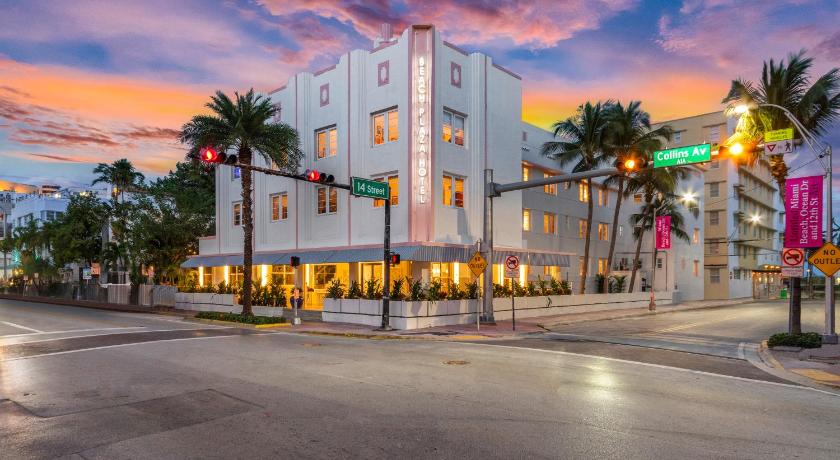 Miami Beach South Beach Plaza Hotel 3-Star Accommodation lobby