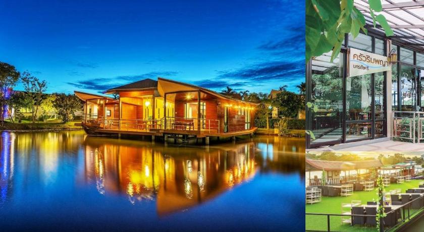 ナコーンパトム Boat House Boutique Riverside 4つ星 ホテル レストラン