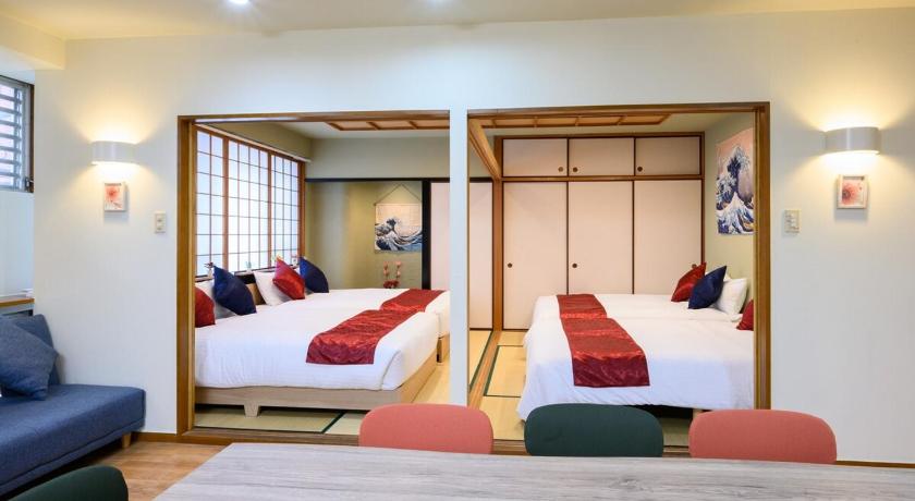 広島 COCOSTAY ユートピア十日市#201 Grate location 平和記念公園まで徒歩5分 電停まで徒歩1分 広々12名宿泊可能 3つ星 宿泊施設 スイート