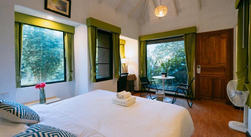 チェンライ Katiliya Park Villa 4つ星 ホテル 眺望