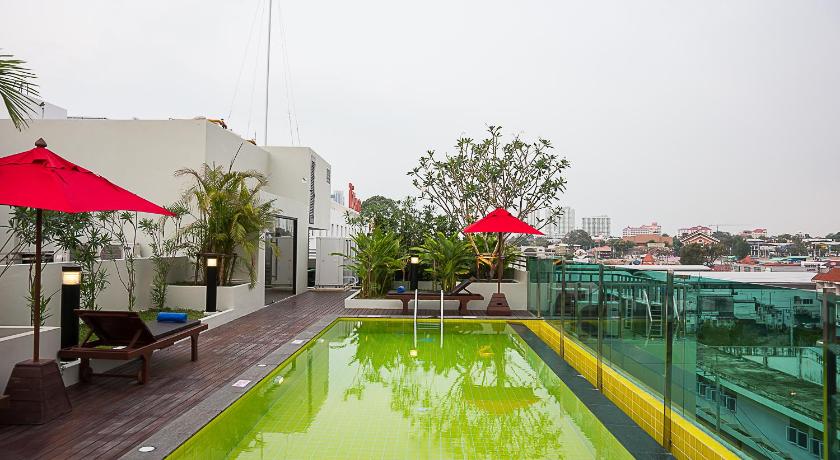 パタヤ Sunshine Hip Hotel 3つ星 ホテル 外観