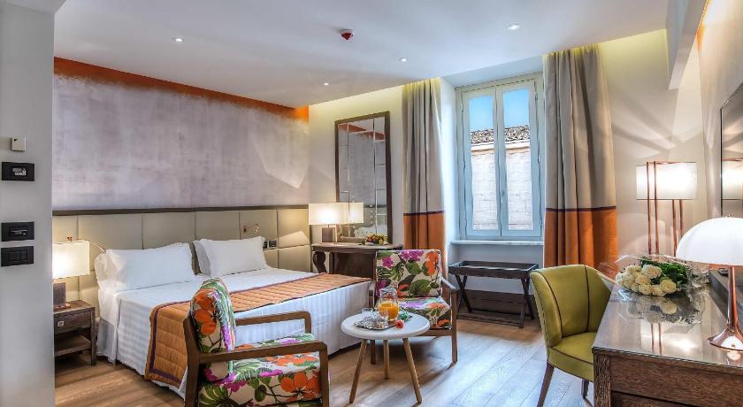 ローマ Hotel Martis Palace 4つ星 ホテル ロビー