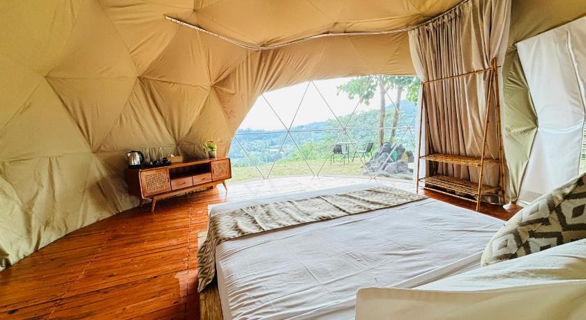 발리 De'Ra Hills Camp Kintamani 2성급 싱글룸 스위트룸