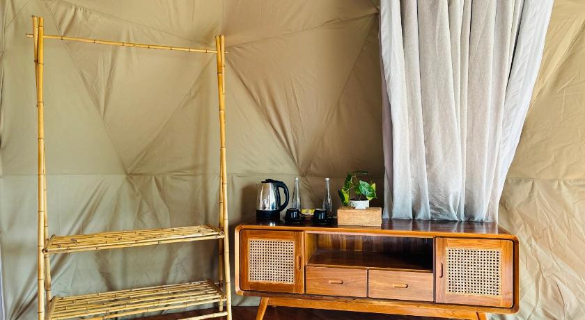 발리 De'Ra Hills Camp Kintamani 2성급 싱글룸 로비