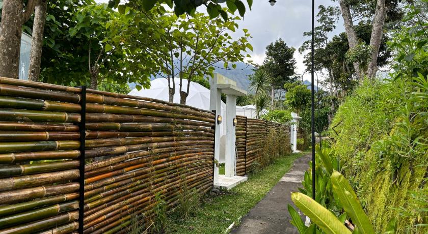 발리 De'Ra Hills Camp Kintamani 2성급 싱글룸 레스토랑