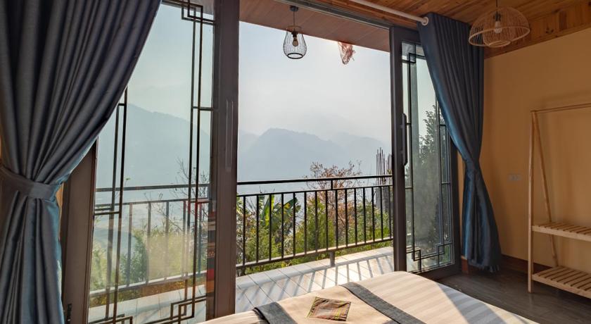 沙坝 Muong Hoa Hillside Homestay 4星级 民宿 景观