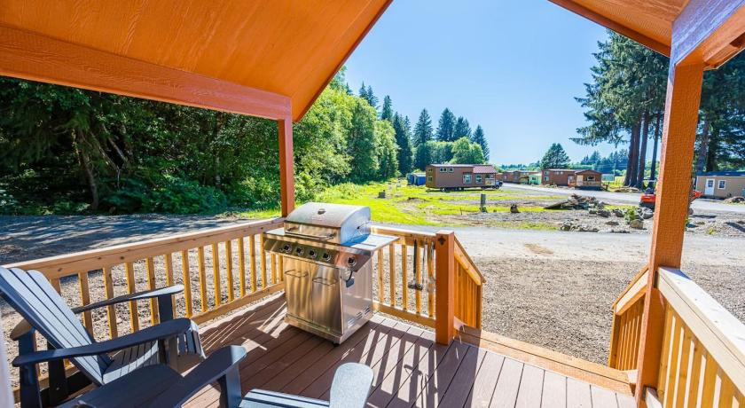 포크스 (WA) Rainforest Tiny Home Retreat Coastal 4성급 숙소 레스토랑