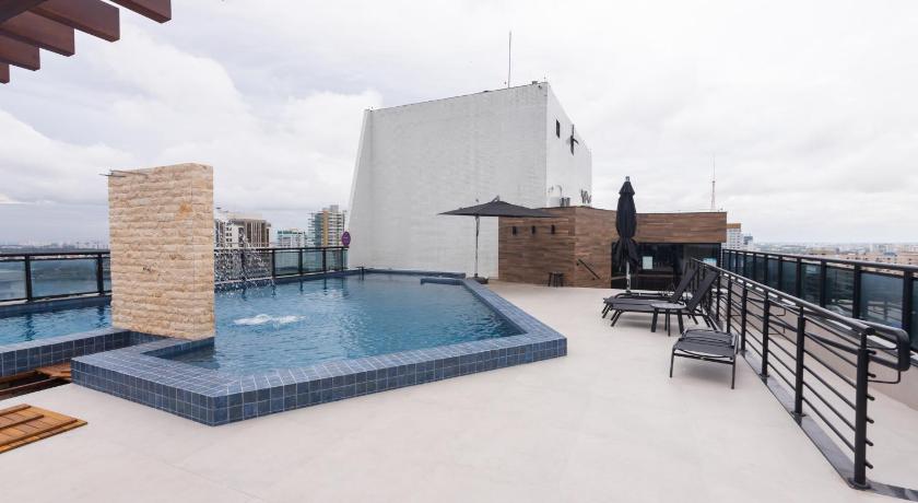 马瑙斯 Flat particular no Hotel Intercity Manaus 3星级 酒店 泳池