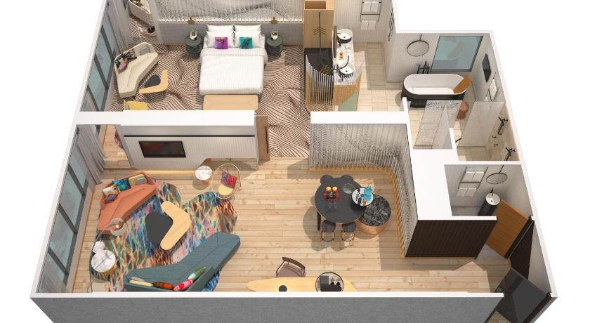 Image of Supreme King Suite, 1 Bedroom Suite, 1 King, River view, High floor 11