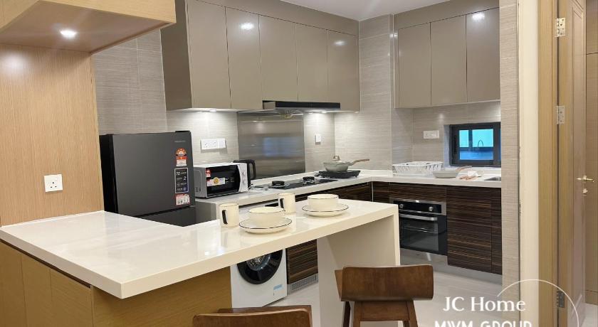 ジョホールバル RnF 3Br 6Pax DesignCreamGreen 4つ星 ゲストハウス プール