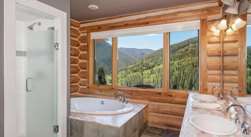 メリディス (コロラド) Log Home Stunning Views Hiking Fishing Paradise 4つ星 宿泊施設 プール