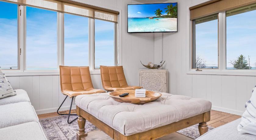 시더 (MI) Up North Escape - Modern Home with Private Beach 3성급 숙소 전망