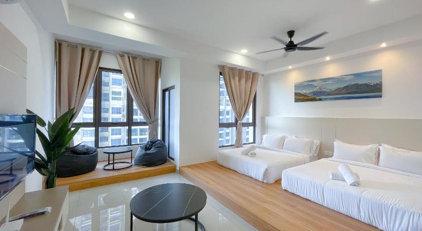 말라카 발리 레지던스 씨뷰 스위트 멜라카 (Bali Residences Sea View Suites Melaka) 5성급 게스트하우스 전망