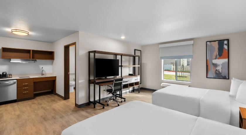 배스트롭 (TX) Everhome Suites Bastrop 숙소 스위트룸