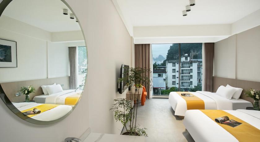 양숴 / 양삭 Yangshuo Miss Deng Colorful House 게스트하우스 로비