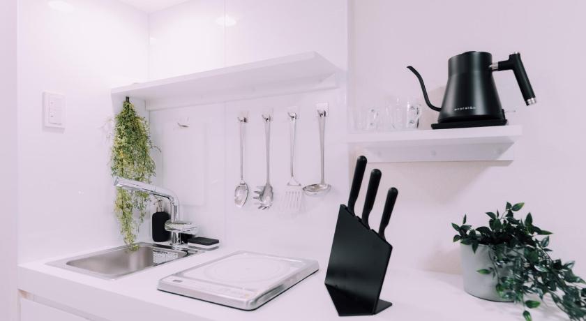 Osaka Minimalist Loft 5 Namba Compact Studio and Gym MA503 3-Star Accommodation lobby