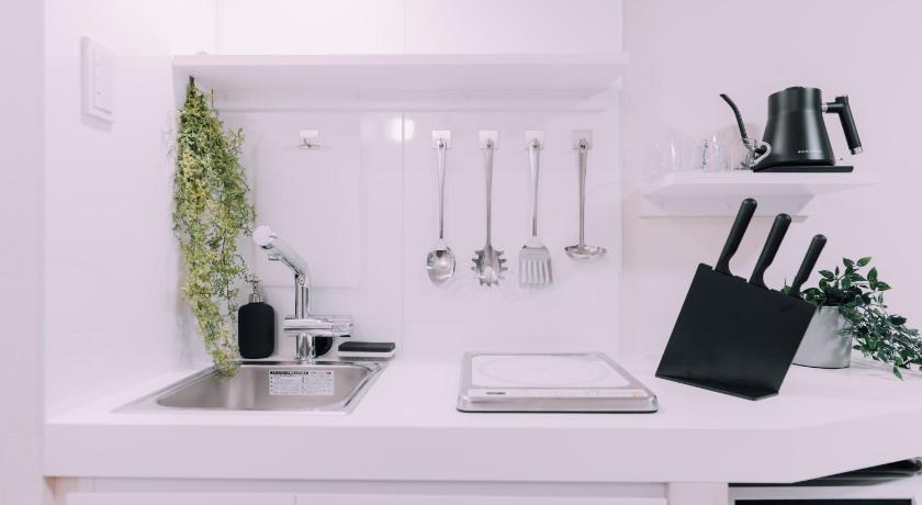 Osaka Minimalist Loft 5 Namba Compact Studio and Gym MA503 3-Star Accommodation exterior