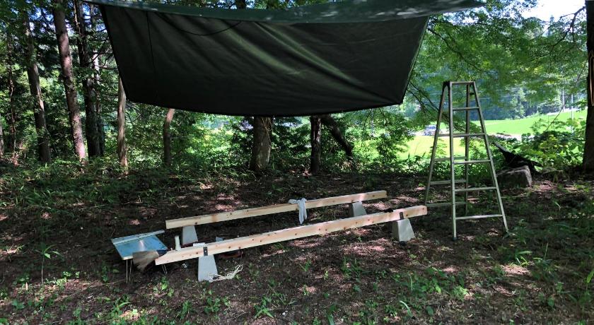 에나 古民家アドベンチャー 숙소 레스토랑