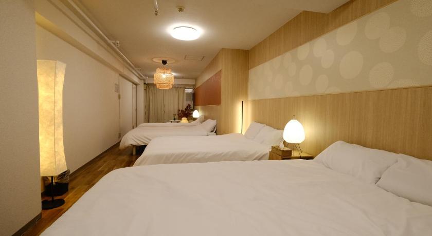 Osaka 60平米で広々とした空間!本町駅から2分!心斎橋5分!大阪城20分!usj25分!10名宿泊可能 4-Star Single Room suite