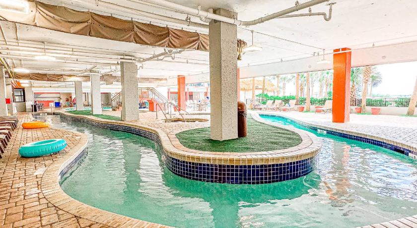 머틀 비치 (SC) Tropical Suite at Oceanfront Resort w Lazy River 숙소 레스토랑