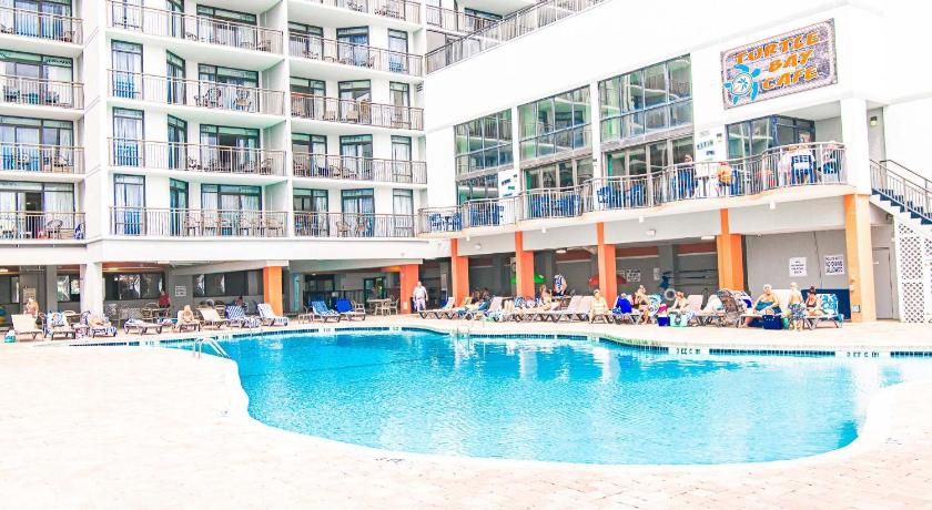 머틀 비치 (SC) Tropical Suite at Oceanfront Resort w Lazy River 숙소 외관