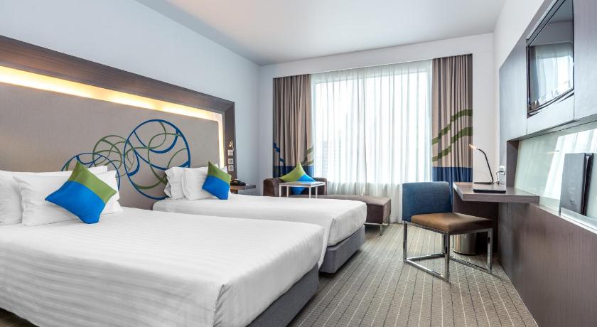 Image of Premier Twin, Guest room, 2 Twin, City view, High floor 3