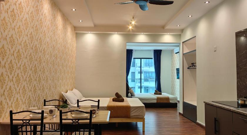 코타키나발루 Near Airport K Avenue Homestay by MINO Suites 게스트하우스 레스토랑