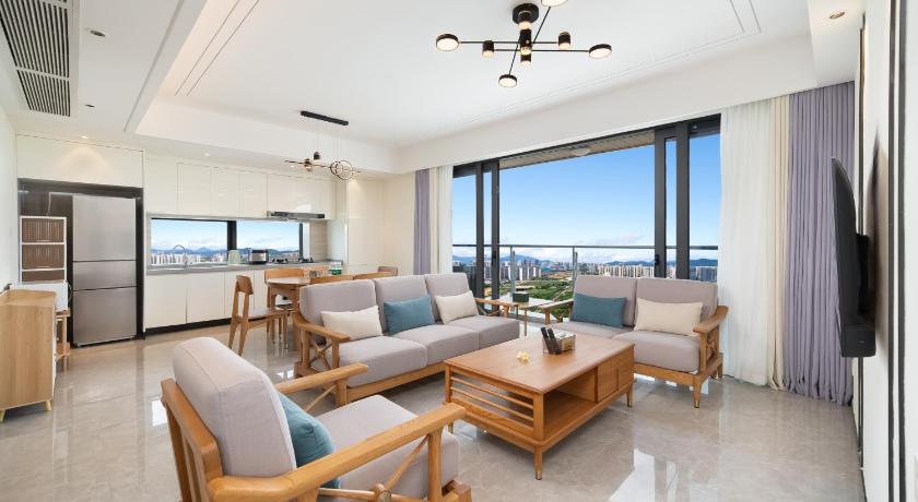 싼야 Puhai Sea View Apt by Hailan Tour at Sanya Yazhou Bay 호텔 수영장