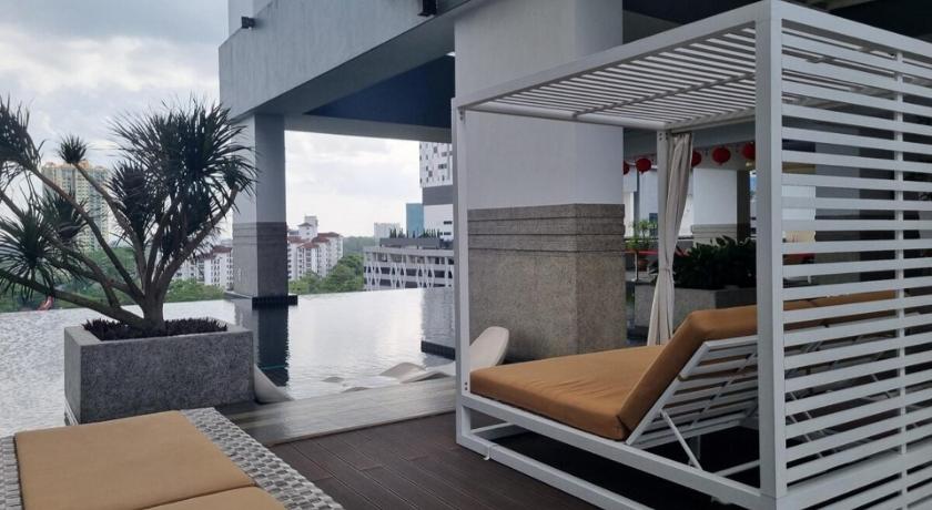 ジョホールバル Twin Galaxy 2bed CIQ  3つ星 ゲストハウス 客室