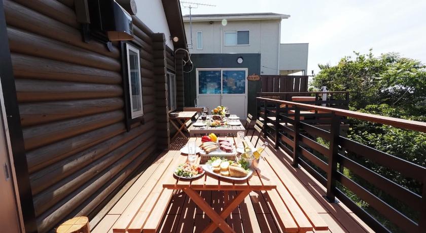 西牟婁 LOG HOUSE 白浜 -Shirahama- Dog run, hot springs, BBQ, and sauna! PET OK 4つ星 宿泊施設 レストラン