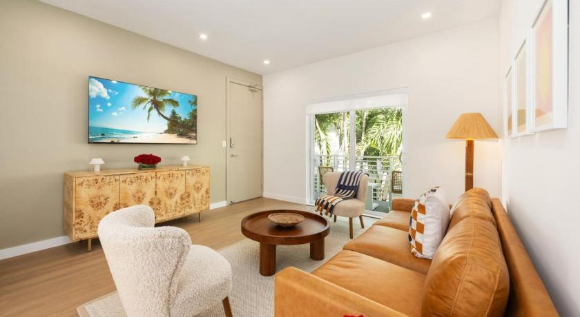 마이애미 비치 (FL) Lux Designer Apt 2BR and 2BA in Heart of Miami Beach 3성급 숙소 객실