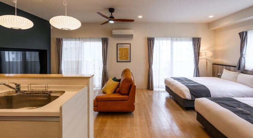 오키나와 본섬 아쿠아 팰리스 차탄 바이 콜디오 프리미엄 - 오키나와 본섬 (Aqua Palace Chatan by Coldio Premium [Okinawa Main island]) 4성급 호텔 스위트룸