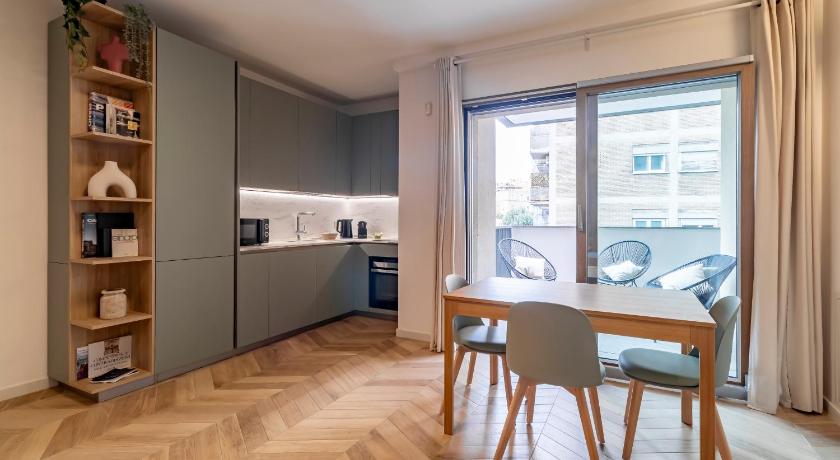 로마 AureaLiving - Sage luxury apt with Air Conditioning, Fast Wifi and free Gym 5성급 싱글룸 외관