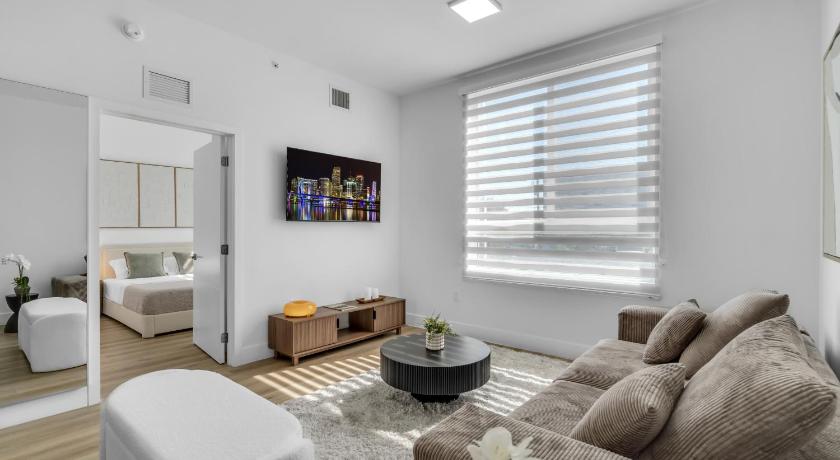 #207 brand new 2BR 2BA near brickell and stadium Central location