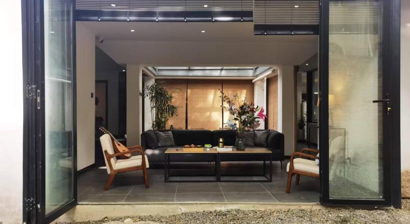 웨이난 Hidden Spring Entire 7 Bedroom Mountain Villa Near Huashan for Families and Groups 싱글룸 로비