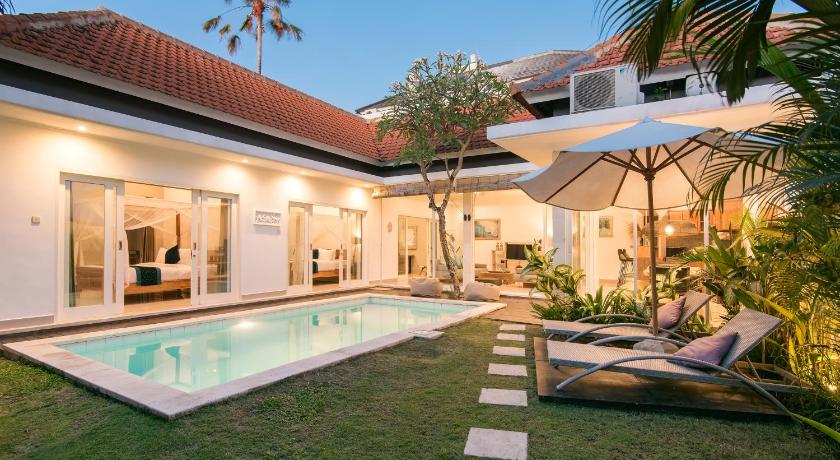 バリ Stylish Three Bedroom Villa Near Atlas Beach Club & Beach. 4つ星 シングルルーム ロビー