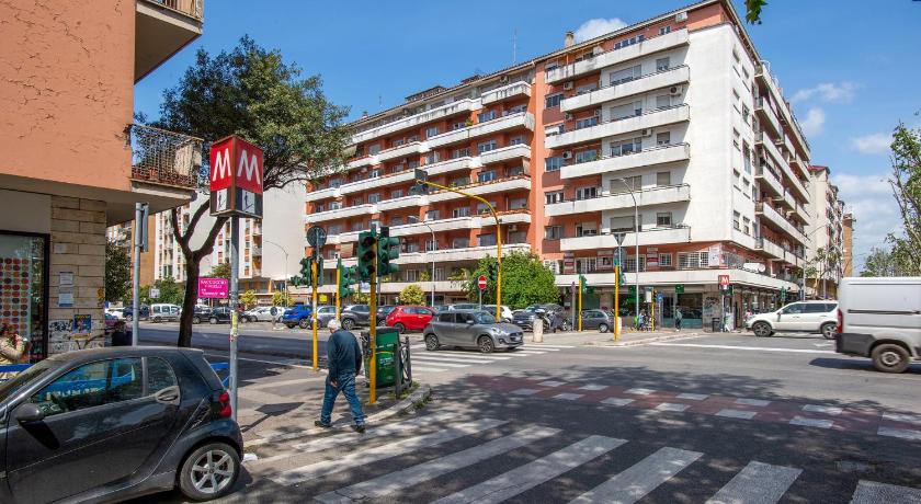 로마 Ampio appartamento familiare Metro A a 50m 4성급 싱글룸 외관