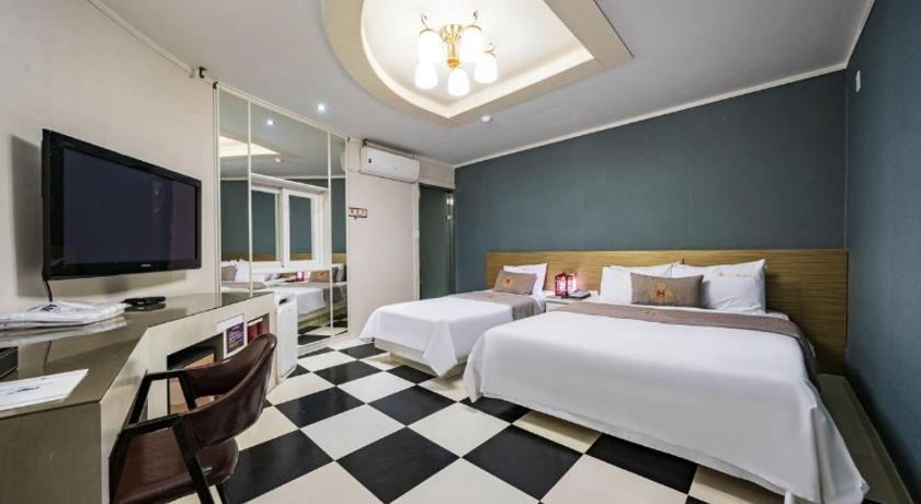 光州 S Hotel Sangmu 酒店 餐厅