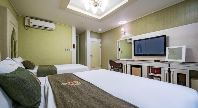 光州 S Hotel Sangmu 酒店 大堂