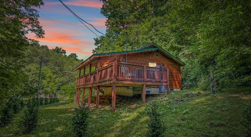 세비어빌 (TN) Smoky Mountains Hut Tub Cabin Dog Friendly 3성급 숙소 외관