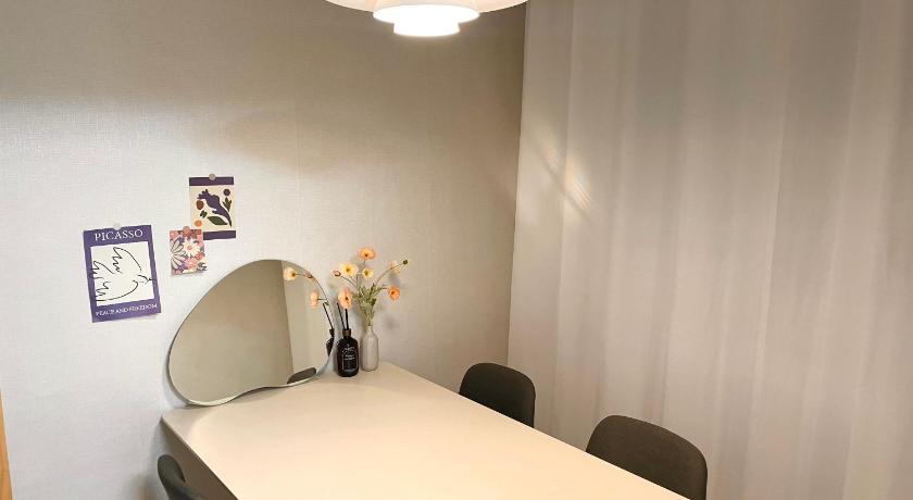 首尔 Kunkuk Univ Entrance 3 minutes, two-room, Seongsu, Kunkuk University Hospital, Seoul Forest, Han Riv 4星级 单人房 餐厅