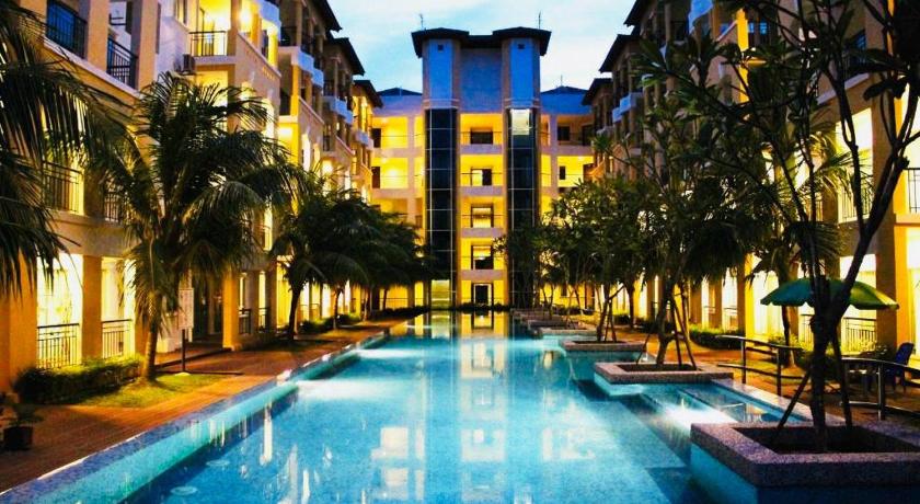 Desaru Desaru Luxury Suite Private Beach PoolView 3Pax C1 4-Star Guesthouse lobby