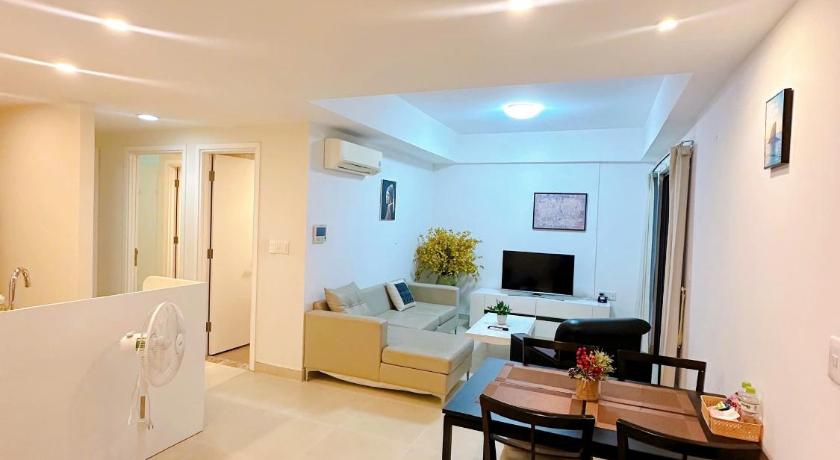 ホーチミン HHomes - 2 Bedroom with Pool GYM Masteri Thao Dien 5つ星 ゲストハウス 眺望
